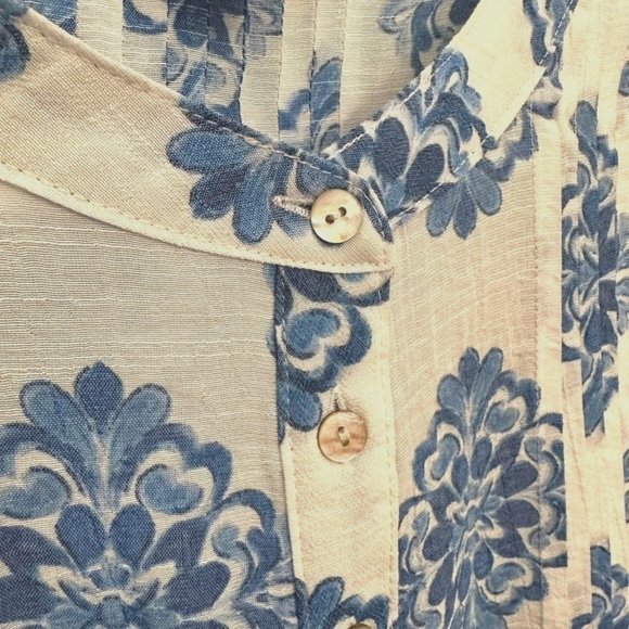 NANETTE NANETTE LEPORE Printed Tunic Blue - Picture 3 of 10